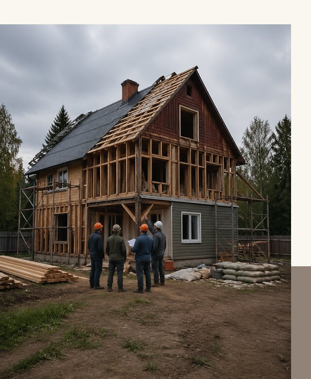Реконструкция дачного дома в Нальчике под ключ с проектом
