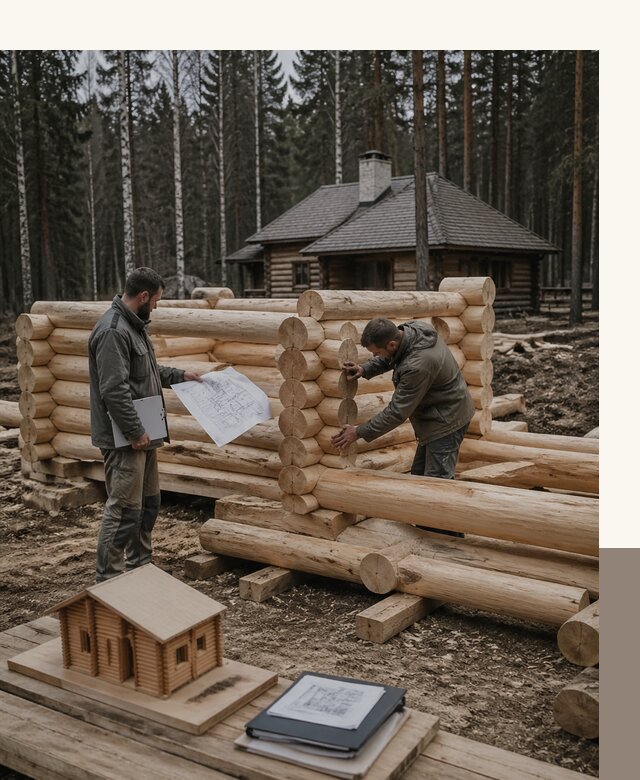 Проектирование и строительство домов из бревна в Нальчике
